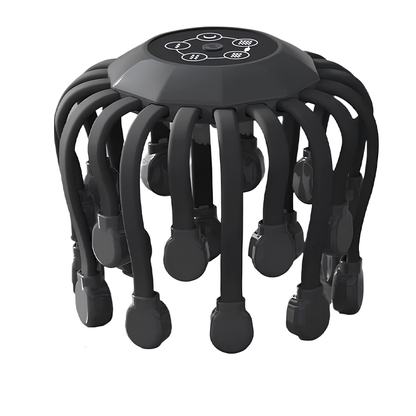 Head Massager helps relieve tension and promote relaxation Black